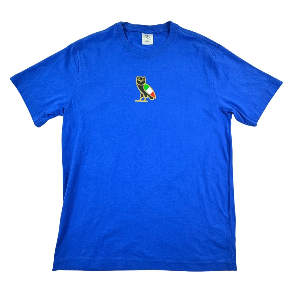 Drake OVO October's Very Own Owl T Shirt‎ Blue Small